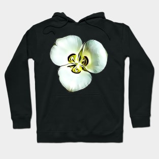 Utah State Flower Sego Lily Calochortus Nuttallii Pattern Hoodie